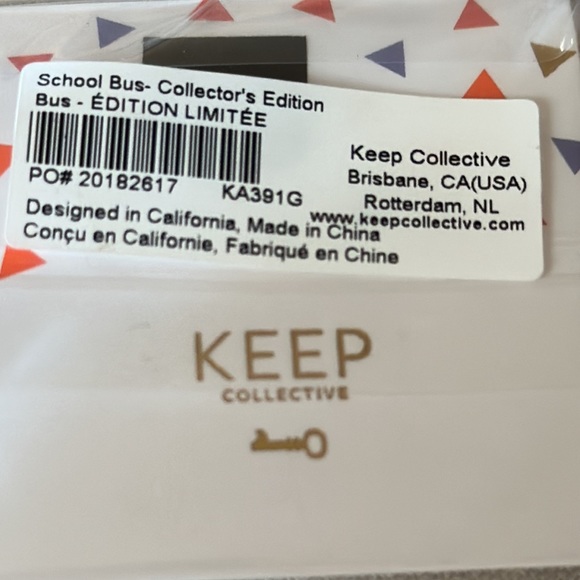 KEEP Collective gold school bus collectors edition NWT - Picture 3 of 3